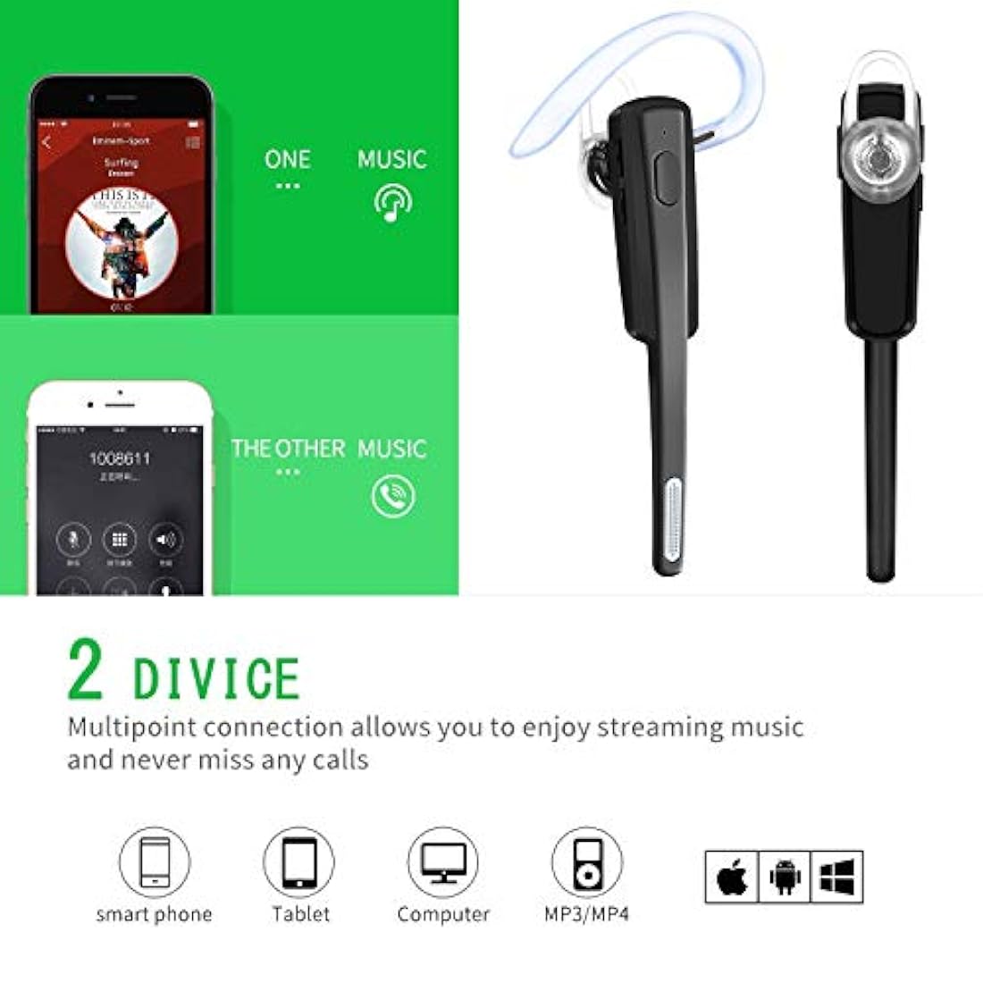 Auriculares Bluetooth Comexion ultraligeros inalámbricos