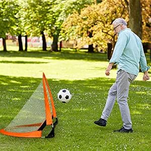 WIn SPORTS Soccer Goal Pro 2 redes de fútbol portátiles