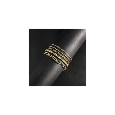 Pulseras Juego de pulseras de oro para mujeres y niñas