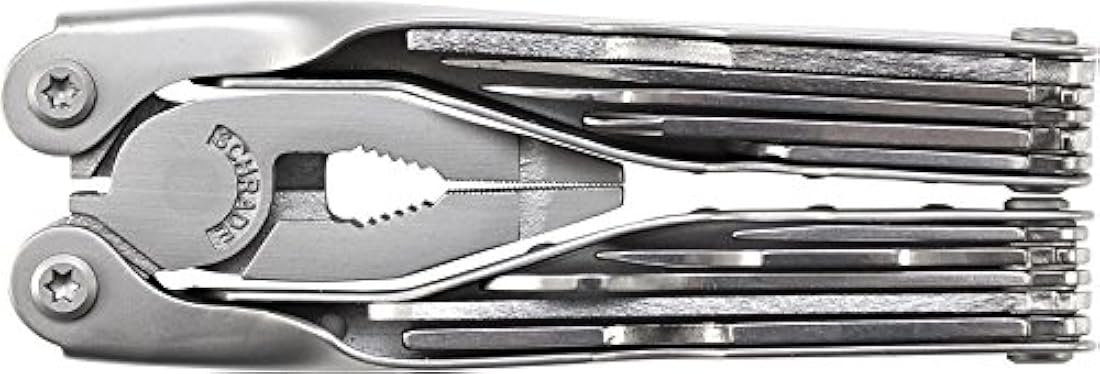Schrade - Herramienta múltiple de acero inoxidable