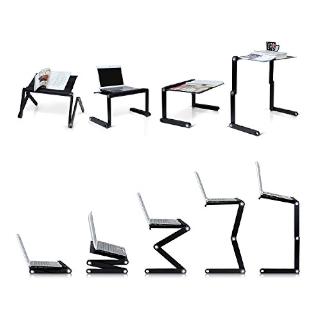 Mesa de soporte portátil para laptop + almohadilla ratón