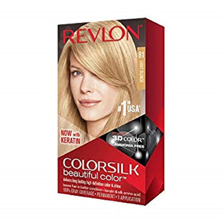 Revlon Colorsilk Hermoso color, rubio claro, 3 unidades