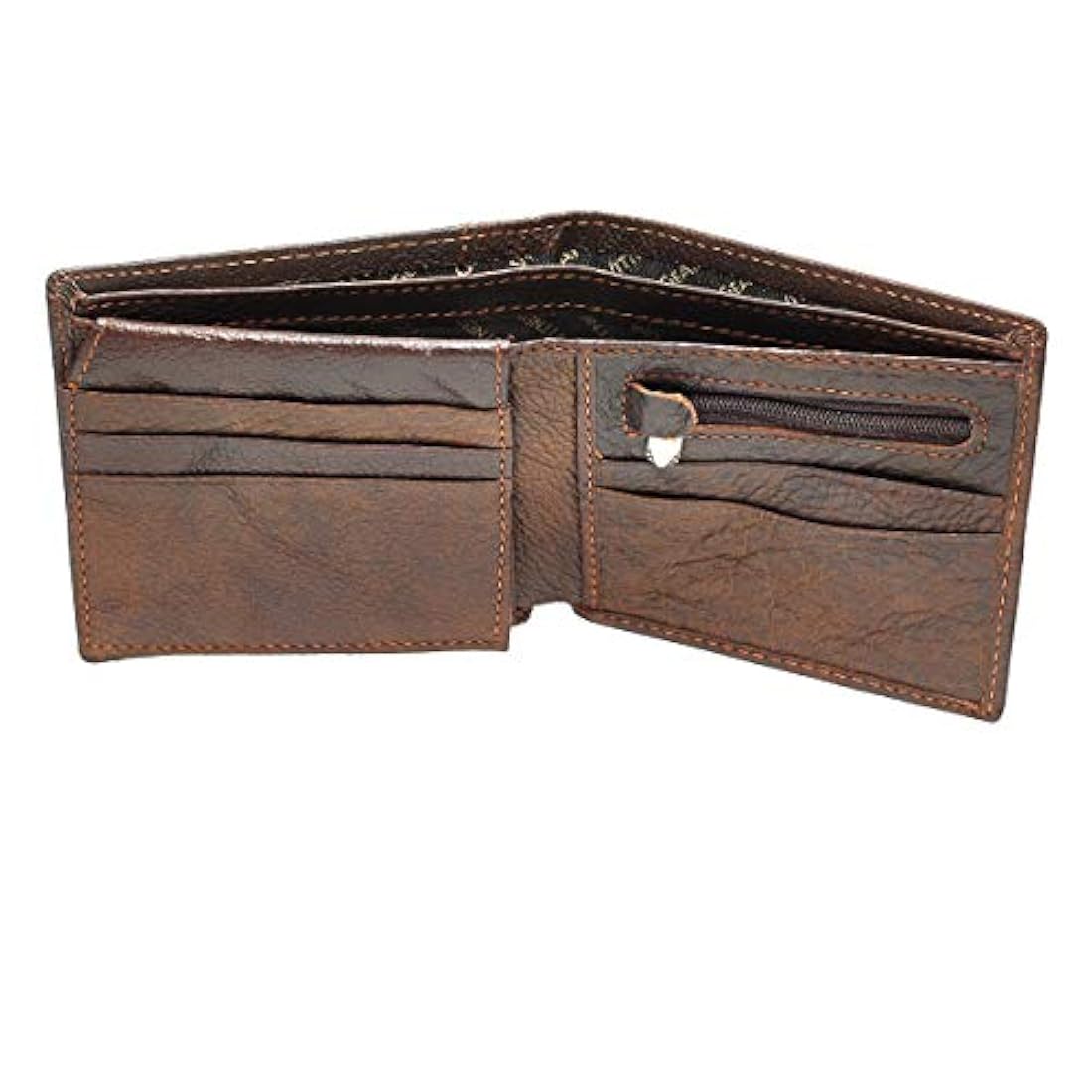 Christian Art Gifts Cartera de cuero genuino para hombres