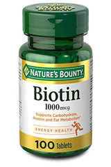 Suplemento de biotina Nature's Bounty 0.000035 oz, B001G7QVHW, 1, 1