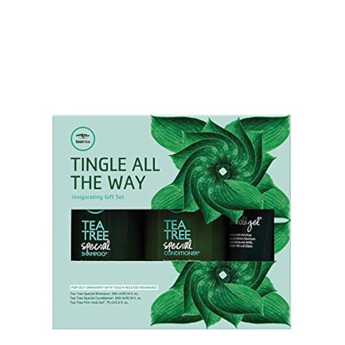 Árbol de té con árbol de té, juego de regalo de día festivo