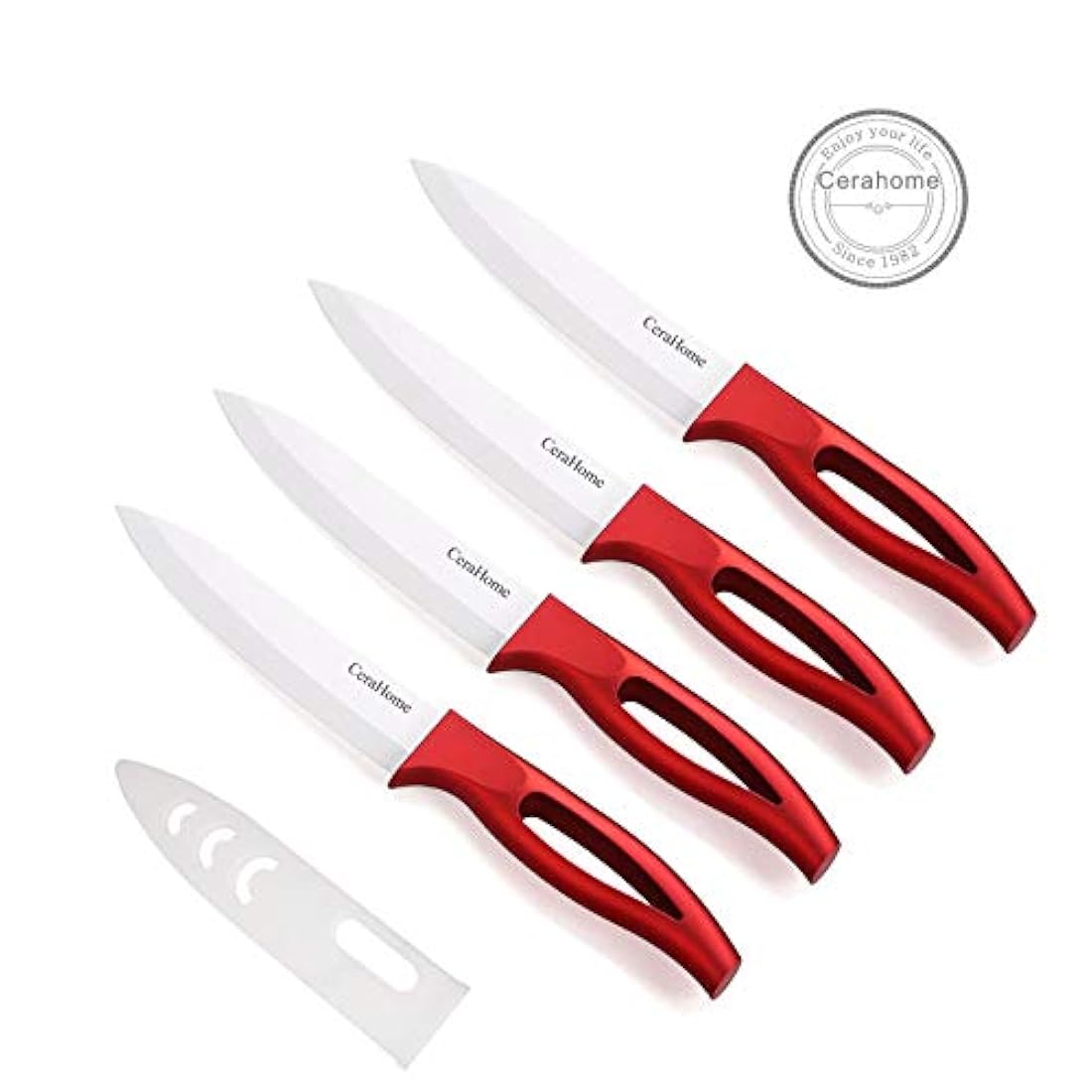 Cuchillo de cerámica profesional de 4 piezas