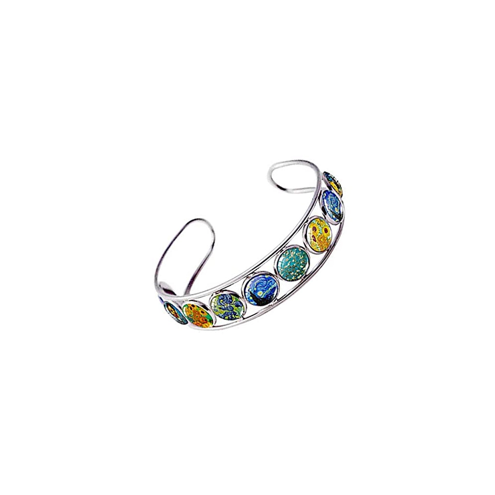 Pulseras y tobilleras con diseño artístico de cristal