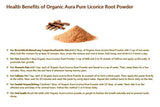 orgánico Regaliz Root Polvo 16 oz-1 lb Respiratorio natural