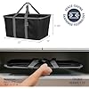 Cesta de lavandería plegable CleverMade 50L 2PK con asas