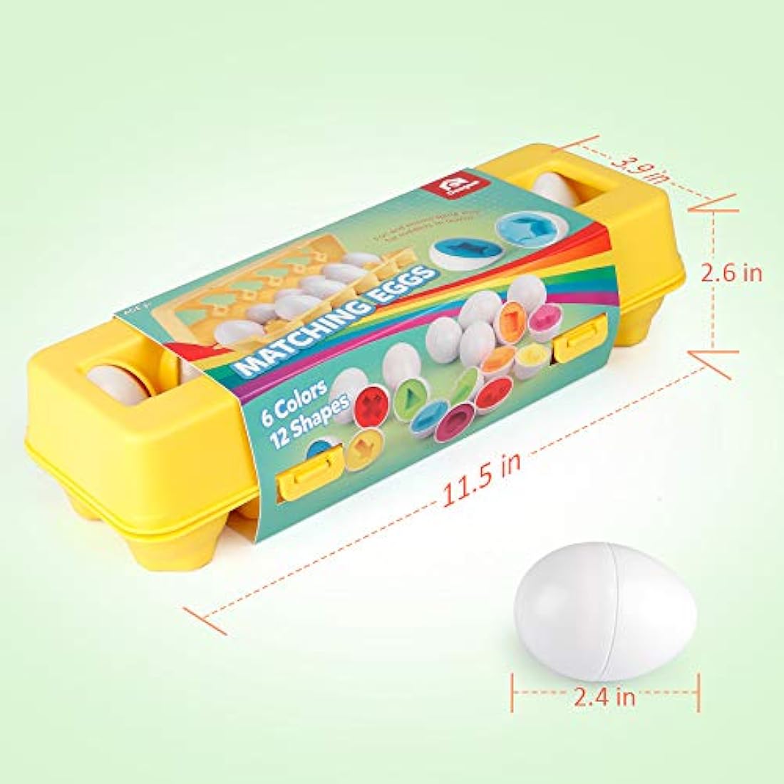 Juego de 12 huevos para decoración de Pascua