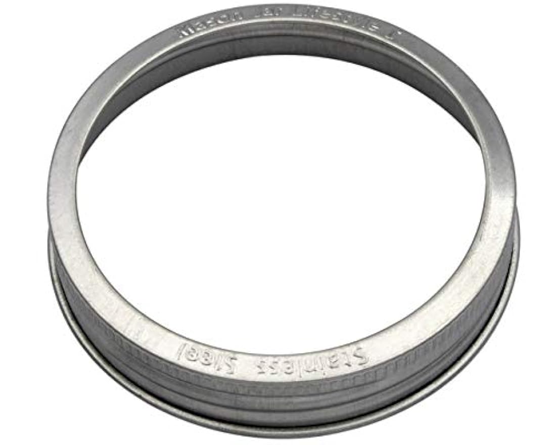 Bandas / anillos de acero inoxidable para tarros