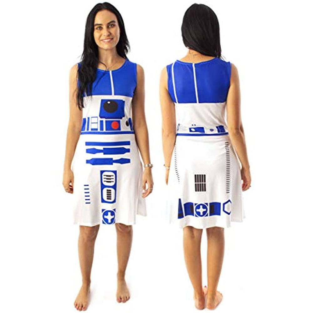 Disfraz Vestido Mujer STAR WARS R2D2, talla M