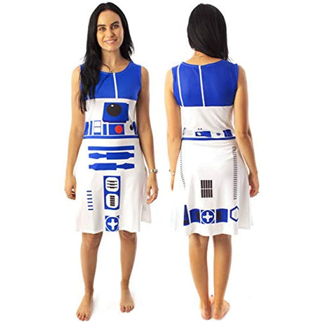 Disfraz Vestido Mujer STAR WARS R2D2, talla M