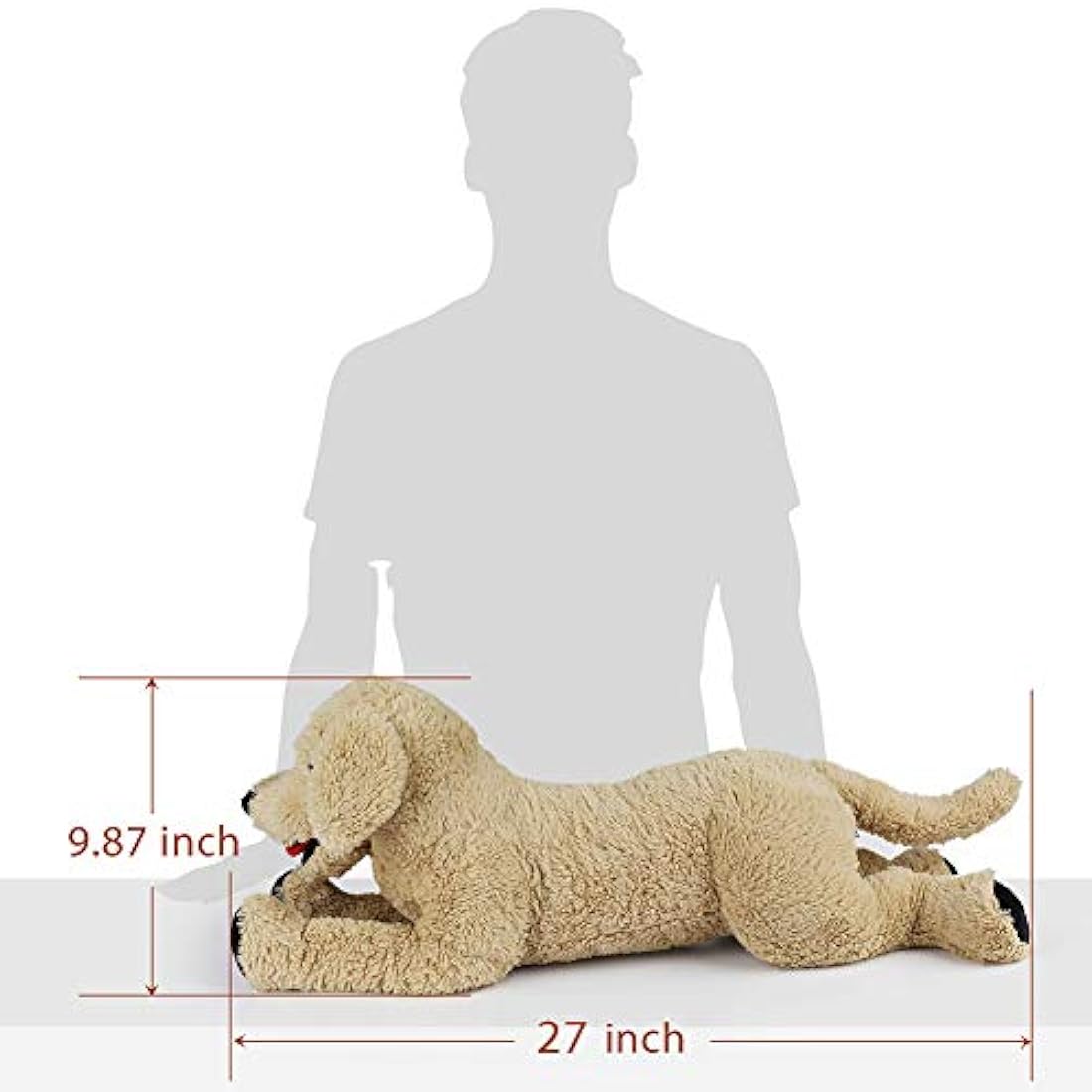Peluche diseño de Perro color Beige, 27.0in, 130000