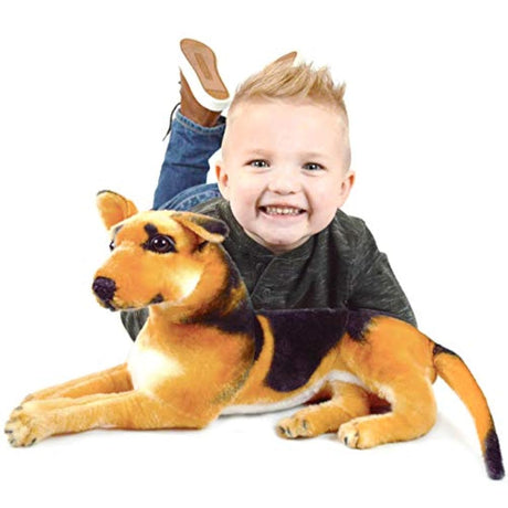 Peluche de perro pastor aleman