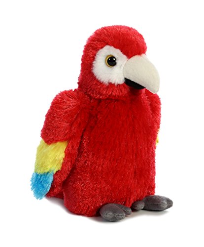 Aurora World Mini Flopsie Toy Scarlet Macaw Parrot Plush