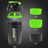 Botella de agua deportiva con 3 capas, antideslizante