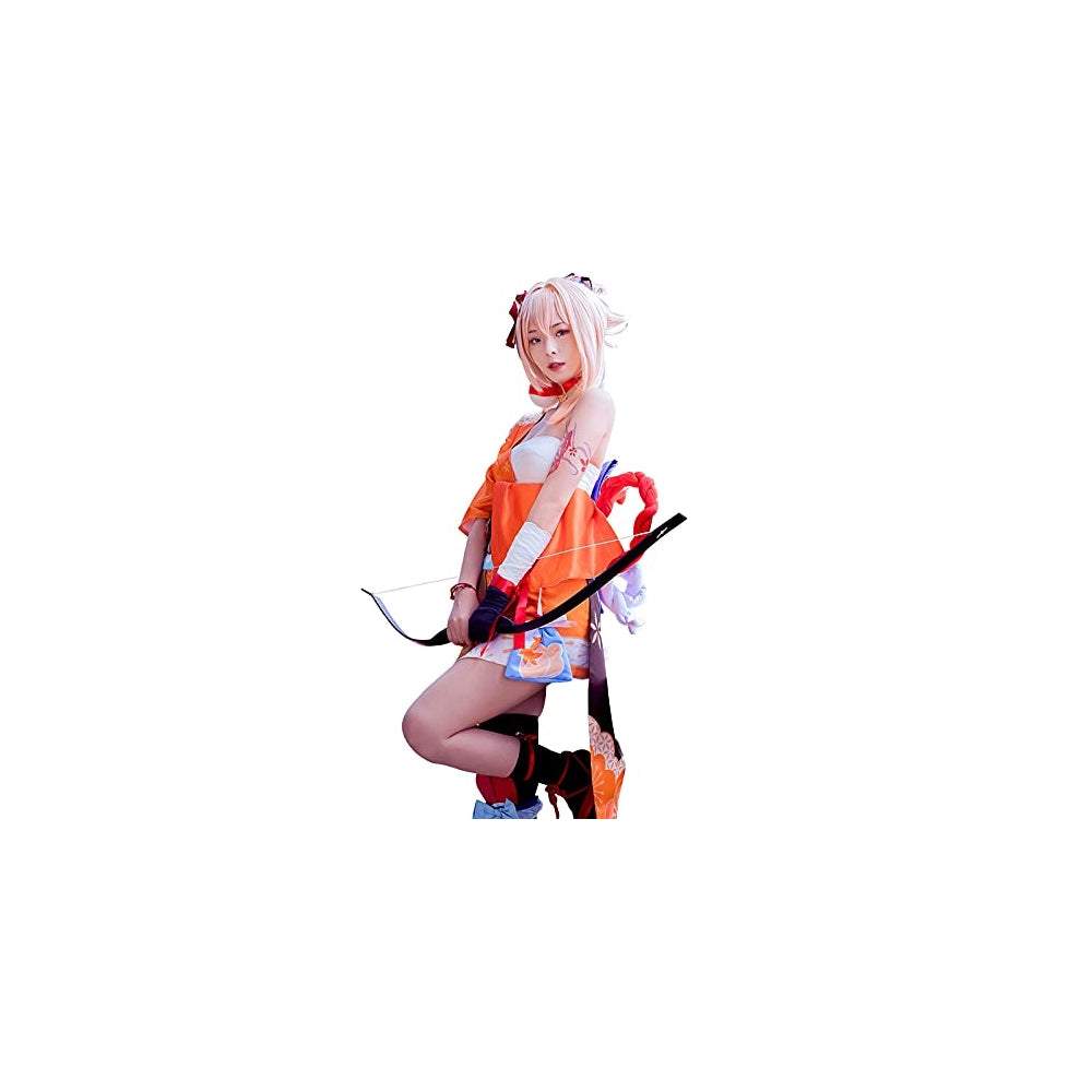 Disfraz Anime Keqing y Amber de Genshin Impact talla S