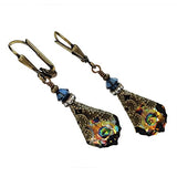 HisJewelsCreations Aretes colgantes inspirados vendimia