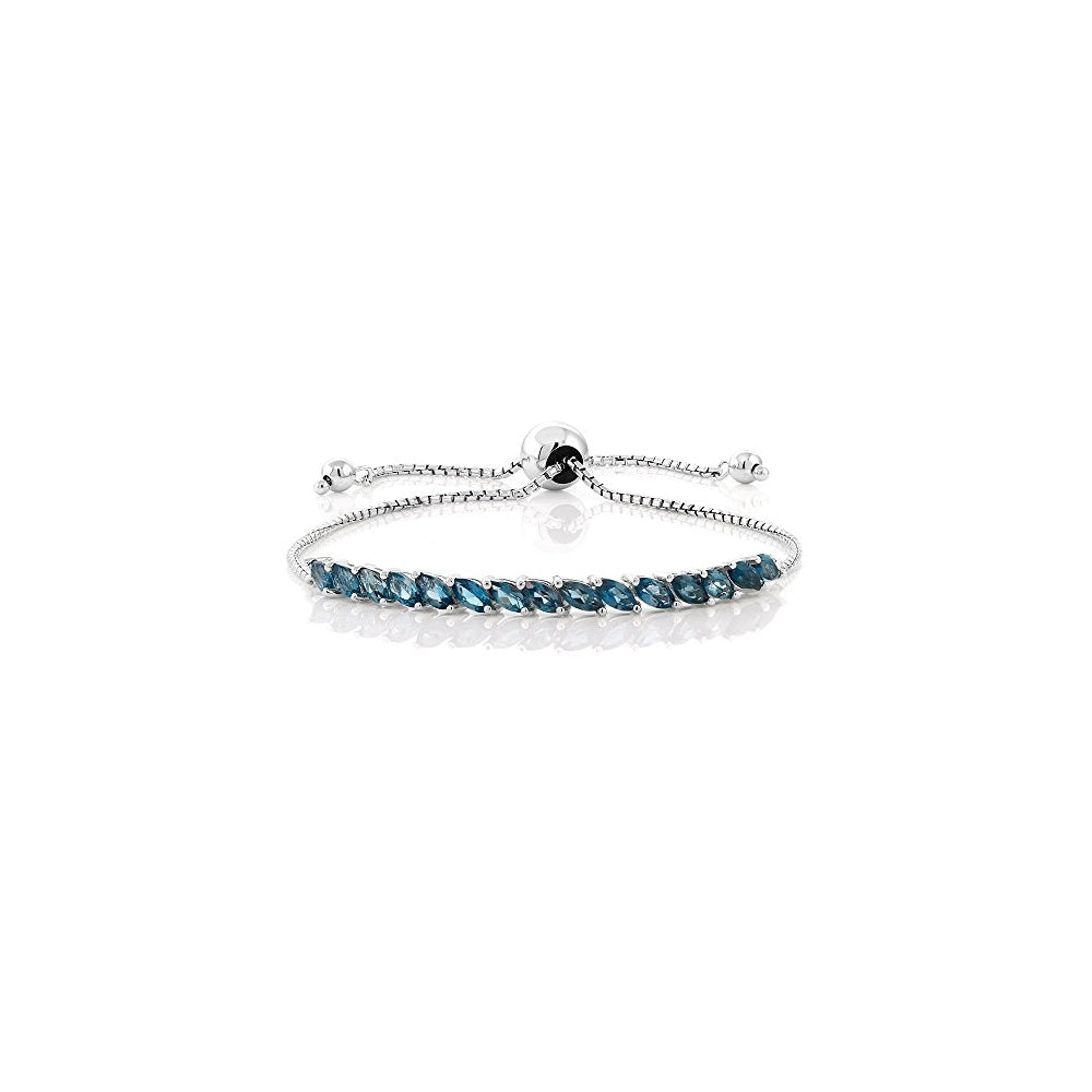 Pulseras y tobilleras de tenis de plata de ley