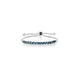 Pulseras y tobilleras de tenis de plata de ley