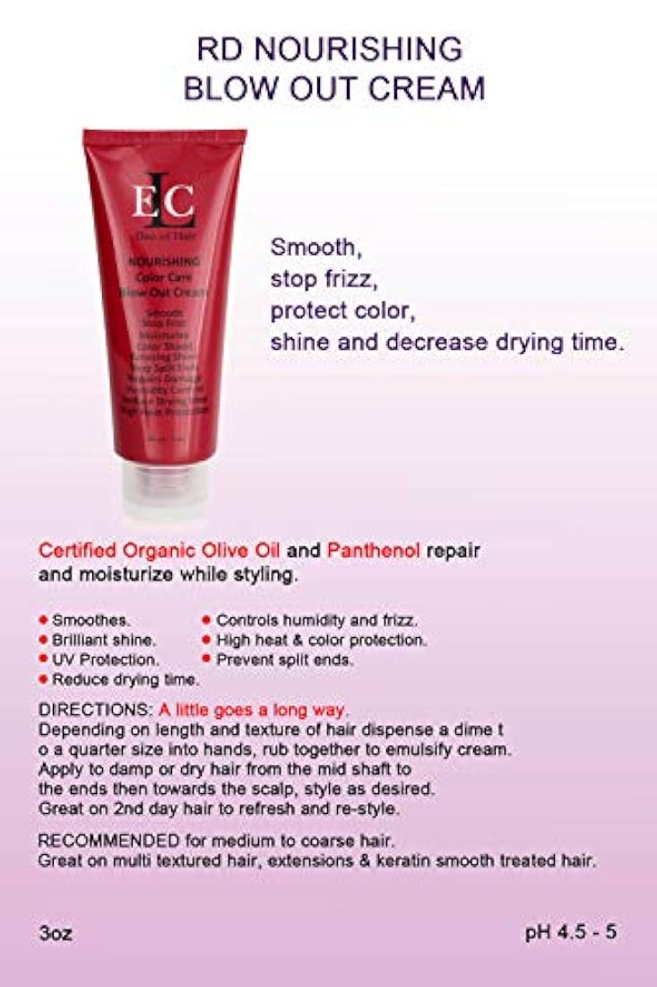 ELC Dao de nutritivo para el cabello sopla color crema