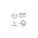Aretes de perlas para mujer