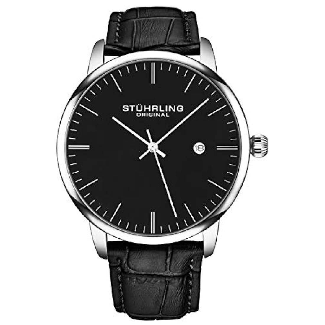 Reloj Stuhrling Original para hombre, con correa de piel