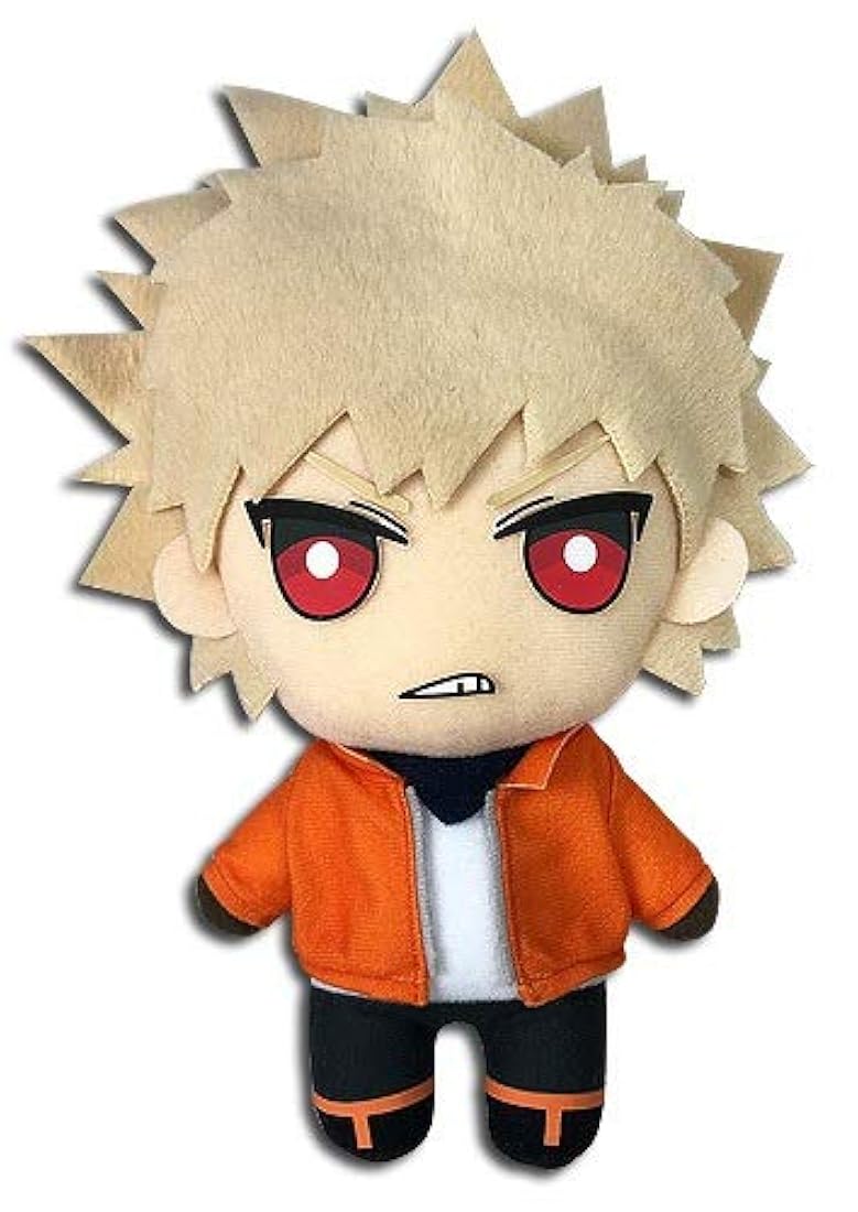 Peluche Katsuki Bakugo traje de nieve de felpa, 8.0 in