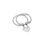 Pulseras Juego de pulseras dije de corazón para madre