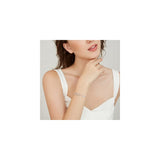 Pulseras de plata de ley 925 ajustable para día de la madre