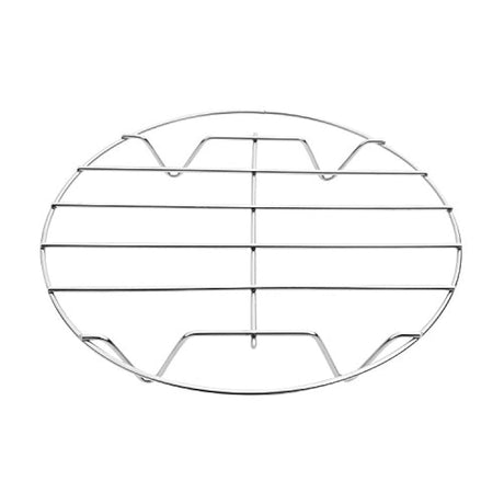 TandB - Juego de 2 bandejas redondas de acero inoxidable