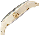Reloj de pulsera con esfera de champagne Nine West