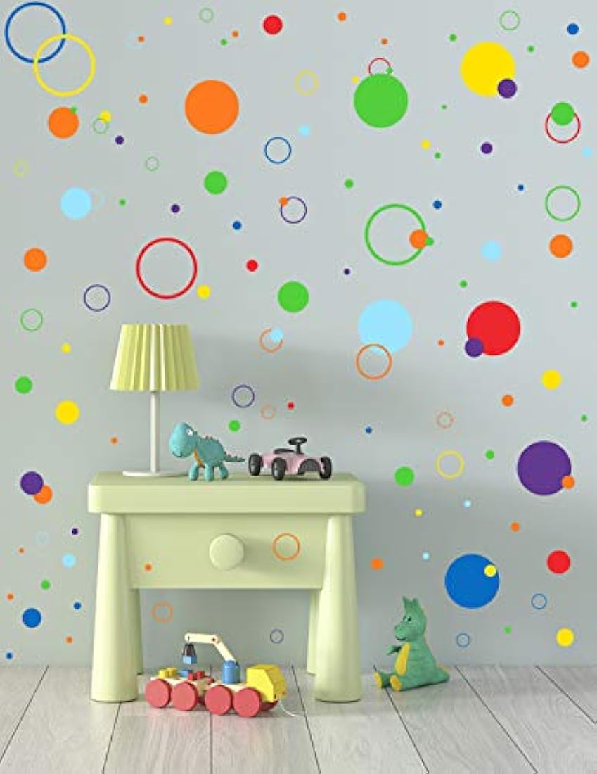 calcomanías de pared (252 unidades) diseño lunares