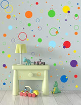 calcomanías de pared (252 unidades) diseño lunares