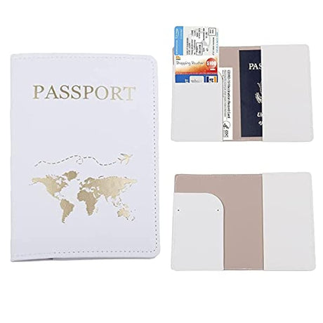 Portadocumentos de viaje 2 fundas de pasaporte y 2 etiquetas