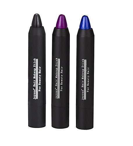 Joyous color no tóxico,  (3 paquetes, negro, azul-morado)
