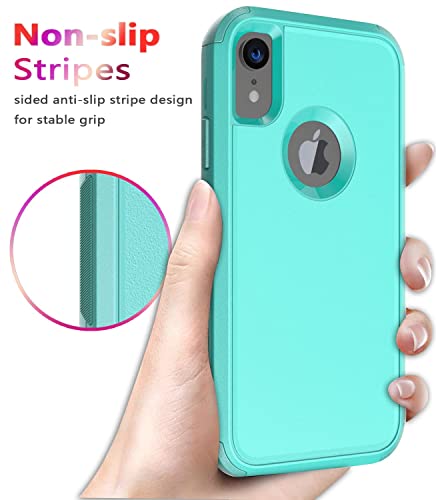 Diverbox for iPhone Xr Case [Shockproof] [Dropproof] [Dust-Proof],Heavy Duty Protection Phone Case Cover for Apple iPhone XR (Teal)