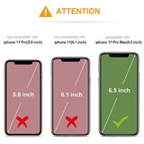 KIHUWEY - Funda tipo cartera para iPhone 11 Pro Max