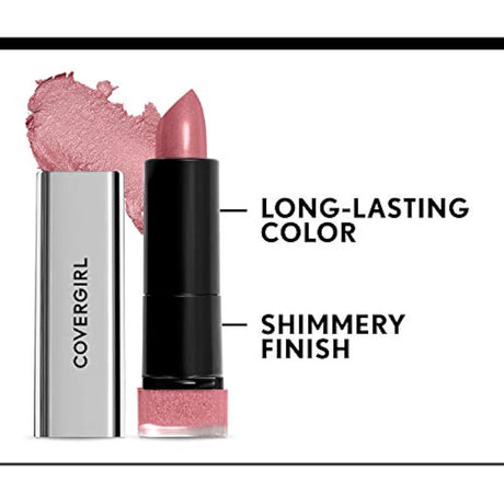COVERGIRL Exhibitionist Pintalabios metálico, Can't Stop 520, 0.123 onzas
