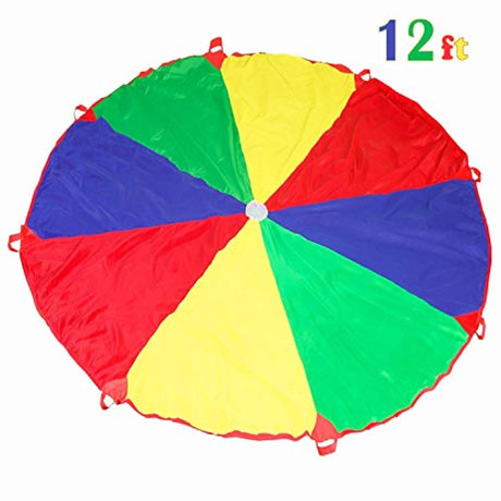 Juego de paracaídas de 12 pies, tienda de campaña