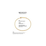 Pulseras  de cuentas chapadas en oro de 18 quilates