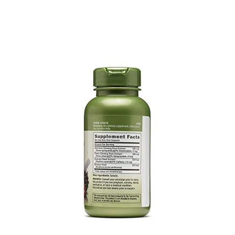 GNC Herbal Plus Triple ginsa Rush 100 caps