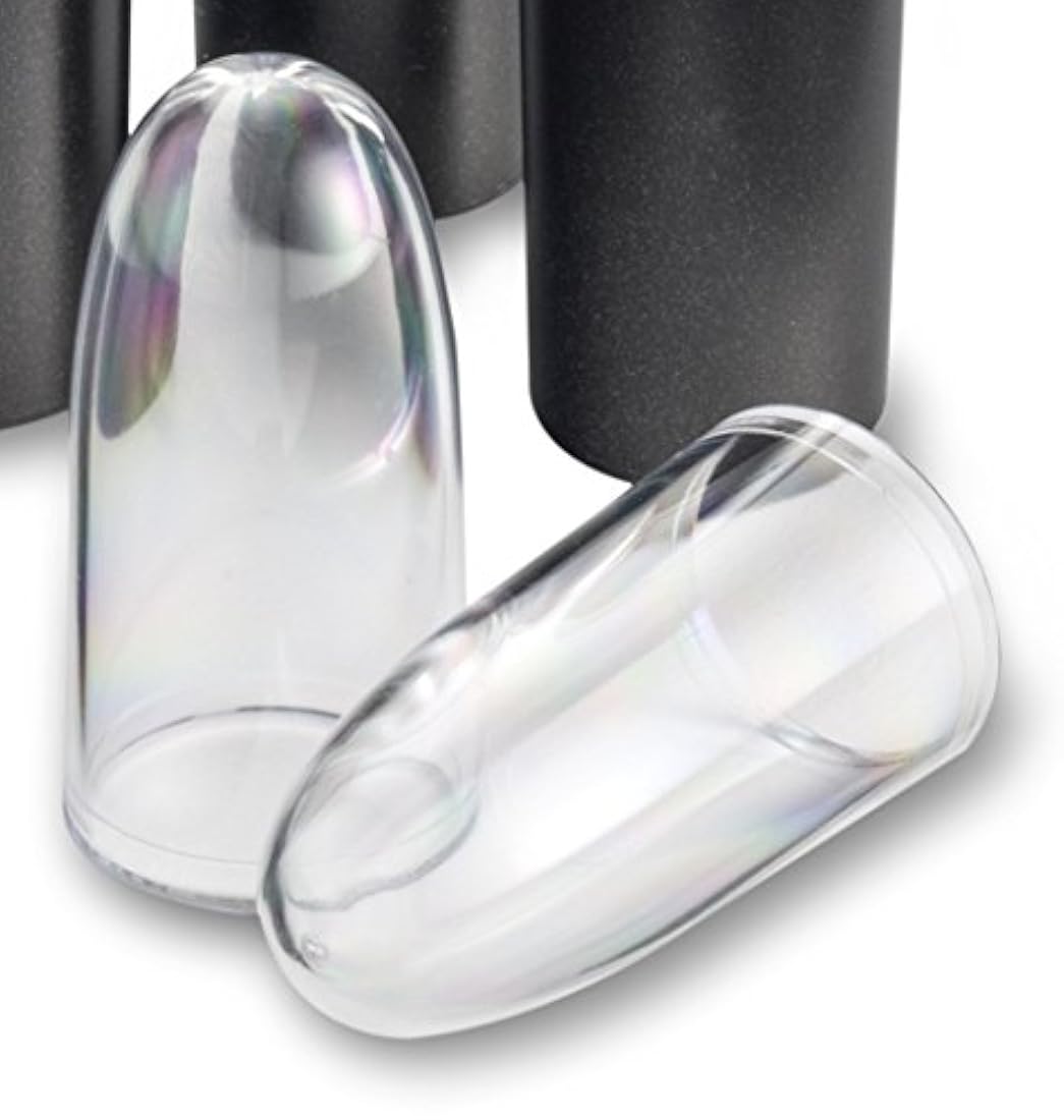 Tapas de lápiz labial transparente para ver el color