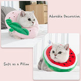 COLLAR de cono ajustable para gatos suave, lindo collar de recuperación de gatos, conos de gato después de la cirugía para gatitos