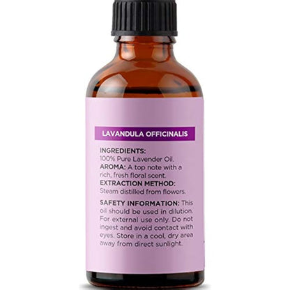 Aceite esencial de lavanda pura para la piel y el cabello