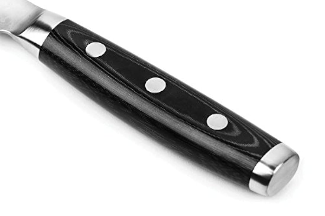 Enso HD martillado Damasco cuchillo de Kiritsuke