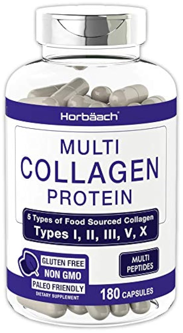 Horbaach -Cápsulas de proteína de colágeno(2000 mg, 180 uni)