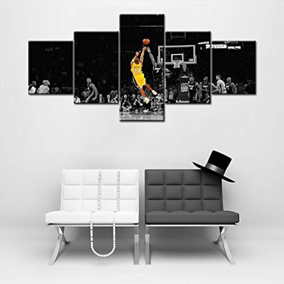 TUMOVO 5 piezas NBA imágenes en lienzo