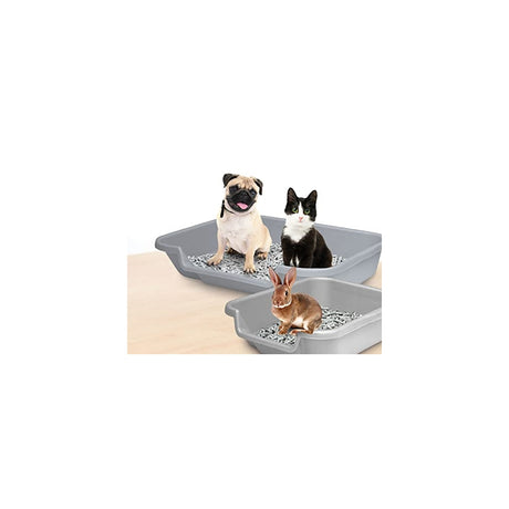 bandeja de arena para gatos beige PuppyGoHere